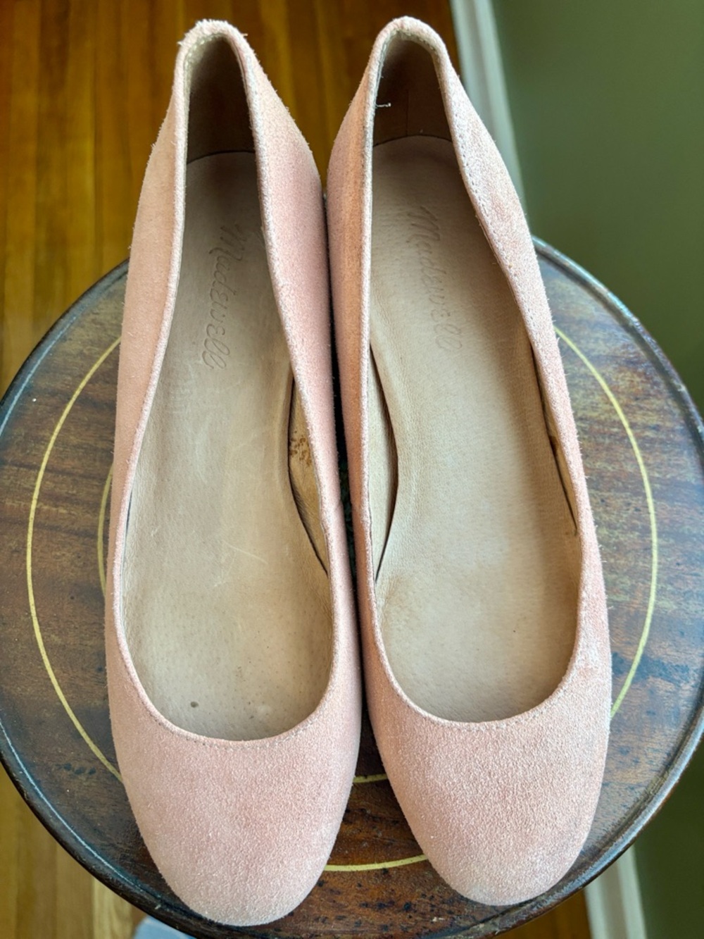 Madewell Women's Tan Suede Heels